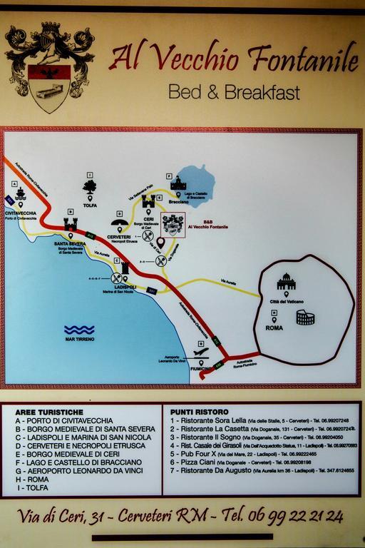 Al Vecchio Fontanile B&B Ladispoli Exterior photo